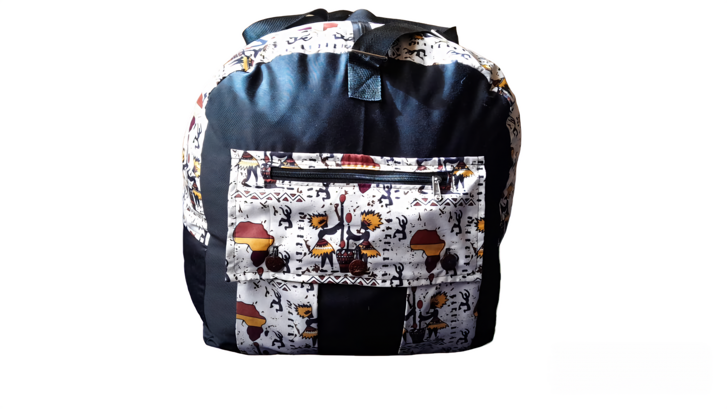 Luxurious African duffle bag