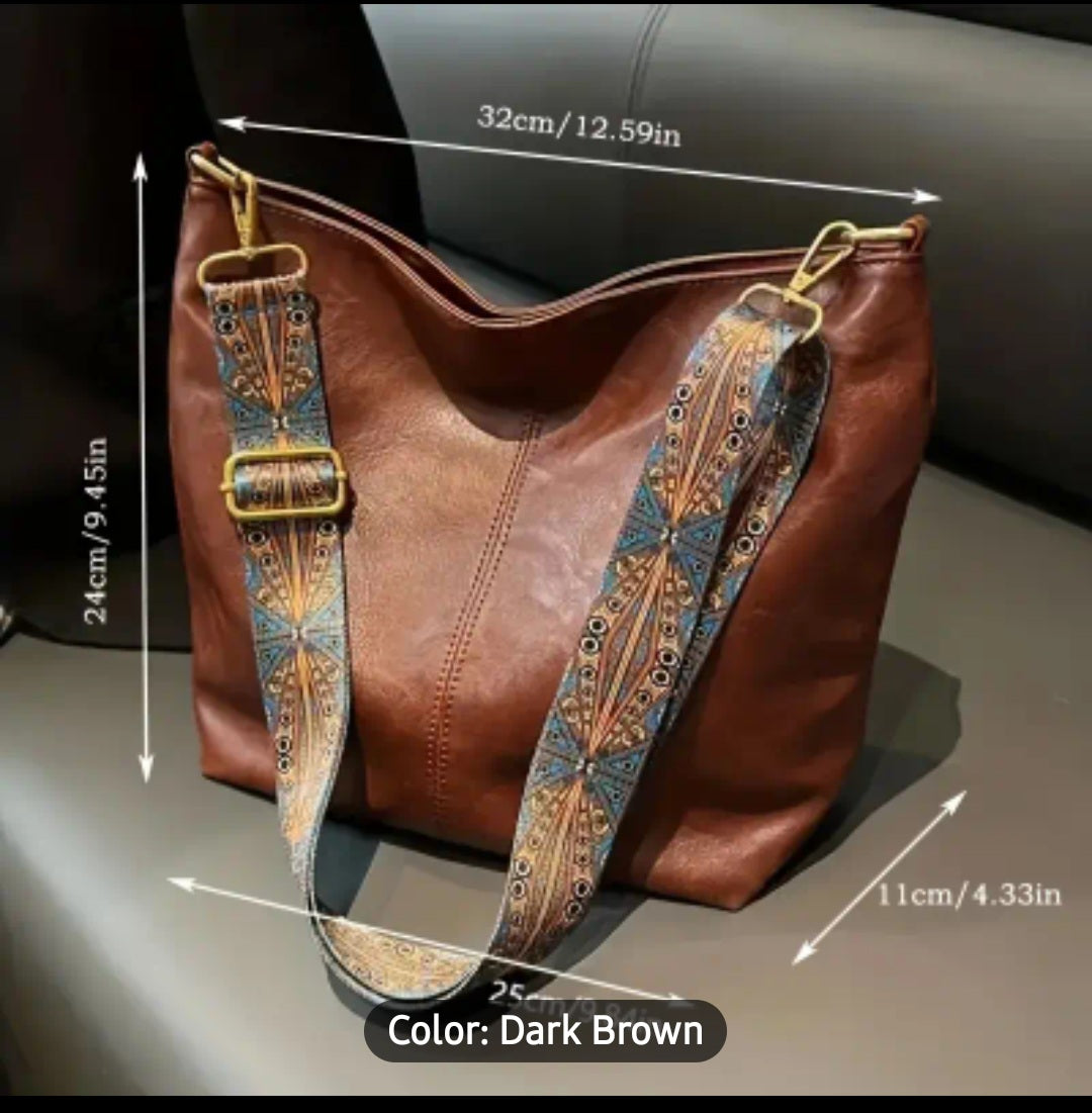 Chic vintage women's cross body bag